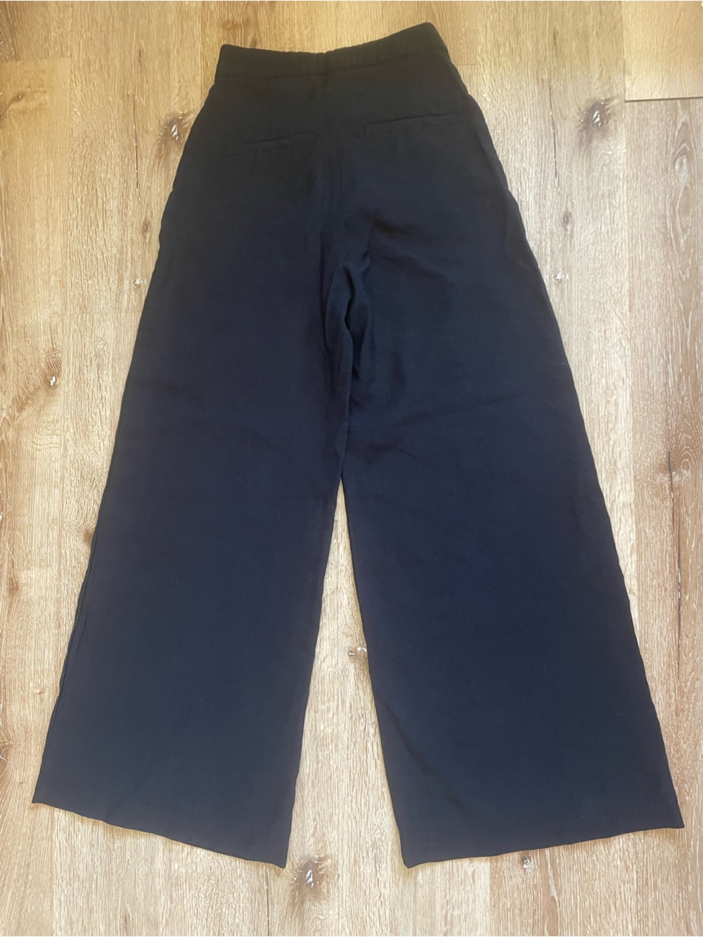 H&M Black Wide-Leg Sweatpants